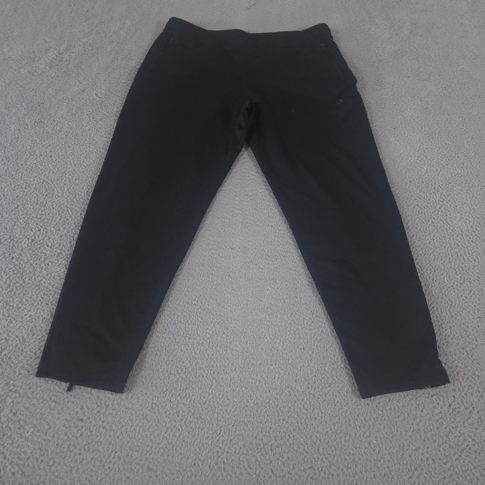 Gap Sweatpants Mens XL Black Core Trainer Tapered French Terry Gapfit Dry Active